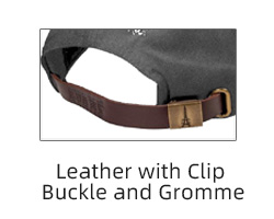 Joysport can customize clousure, Leather with clip buckle&Grommet